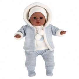 Μωρό Saira-Negrita με ήχους γαλάζιο 42cm