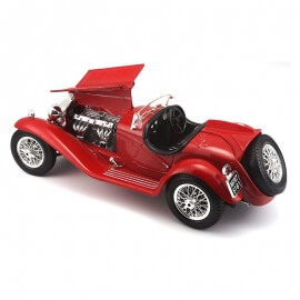 Bburago 1:18 Alfa Romeo 8C 2300 Spider Touring (1932) ασημί