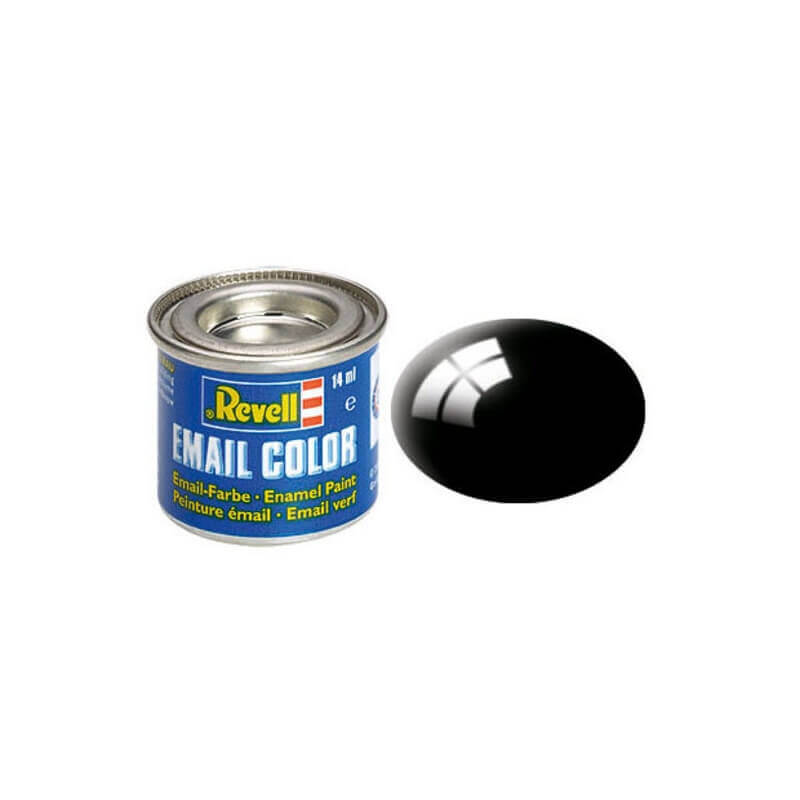 Χρώμα Μοντελισμού Revell 07 Μαύρο Gloss 14ml Χρώμα Μοντελισμού Revell 07 Μαύρο Gloss 14ml