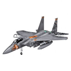 Πολεμικό Αεροπλάνο F-15E Eagle σετ δώρου με χρώματα & κόλλα 1/144