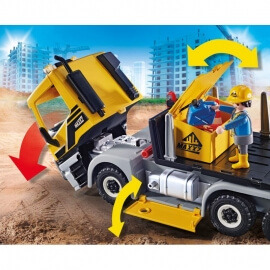 Playmobil City Action Φορτηγό Με Ανατρεπόμενη Καρότσα (70444)