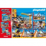 Playmobil City Action Γερανός Κατεδάφισης Με Ερπύστριες Και Δομικά Στοιχεία (70442)