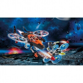Playmobil Galaxy Police Ελικόπτερο Galaxy Pirates (70023)
