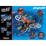 Playmobil Galaxy Police Ελικόπτερο Galaxy Pirates (70023)