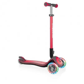 Πατίνι Globber Scooter Elite Deluxe Red με τροχούς LED