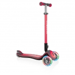 Πατίνι Globber Scooter Elite Deluxe Red με τροχούς LED