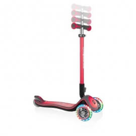 Πατίνι Globber Scooter Elite Deluxe Red με τροχούς LED