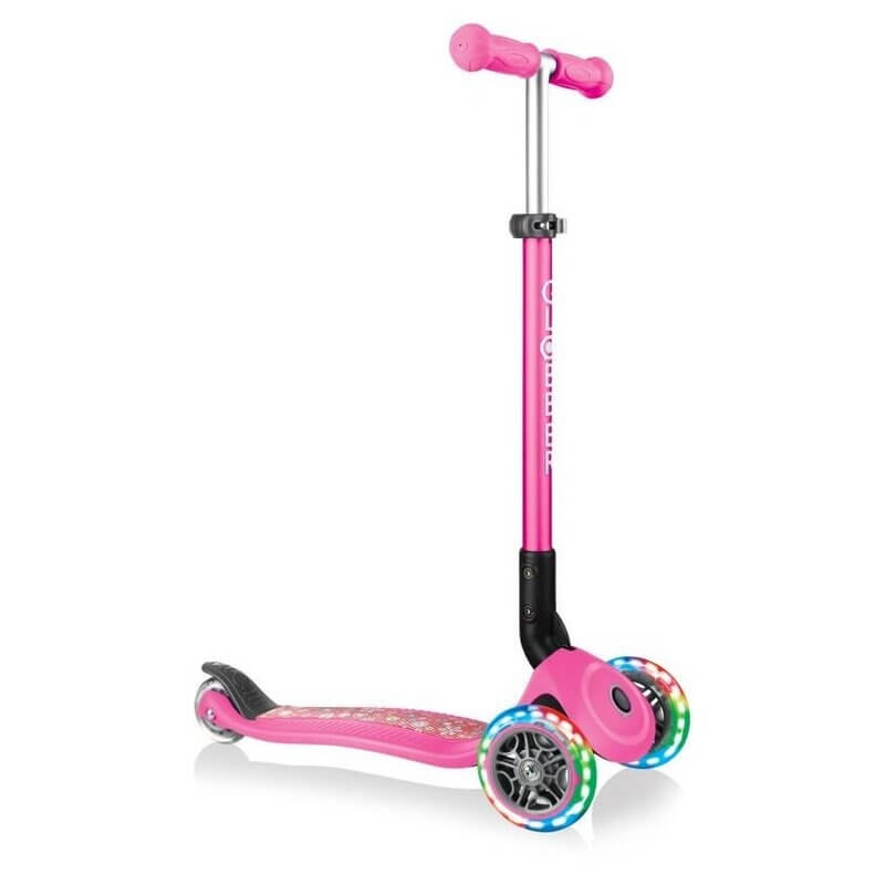 Πατίνι Globber Scooter Primo Foldable Fantasy Lights Flowers Neon Pink (434-110)Πατίνι Globber Scooter Primo Foldable Fantasy Lights Flowers Neon Pink (434-110)