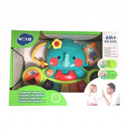Διαδραστικό Bebe Πιανάκι-Ελεφαντάκι Hola (3135)