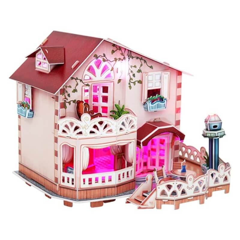 3D Παζλ Holiday Bungalow LED 116 κομ. 3D Παζλ Holiday Bungalow LED 116 κομ.