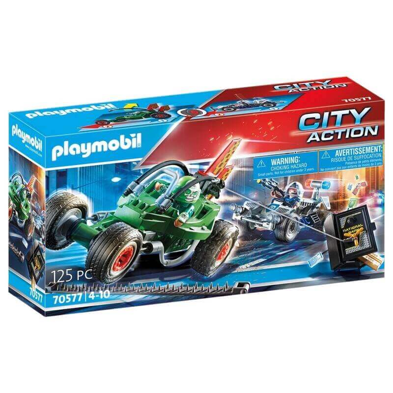 Playmobil Αστυνομία - Αστυνομική καταδίωξη Go-Kart (70577)