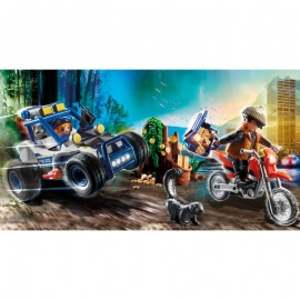 Playmobil Αστυνομία - Αστυνομική καταδίωξη off-road (70570)
