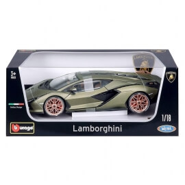 Bburago 1:18 Lamborghini Sian FKP 37 Mat Olive