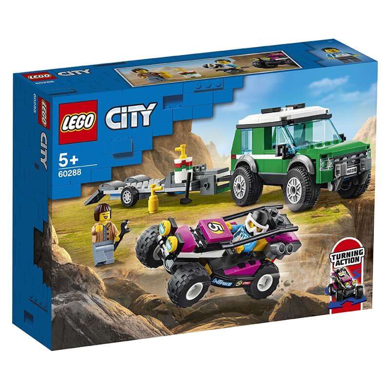 Lego City - Μεταφορικό Αγωνηστικού Μπάγκι (60288)Lego City - Μεταφορικό Αγωνηστικού Μπάγκι (60288)