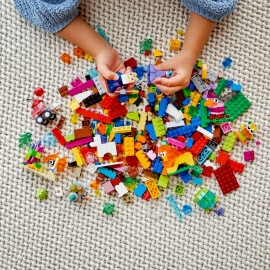 Lego Classic - Δημιουργικά Διαφανή Τουβλάκια (11013)