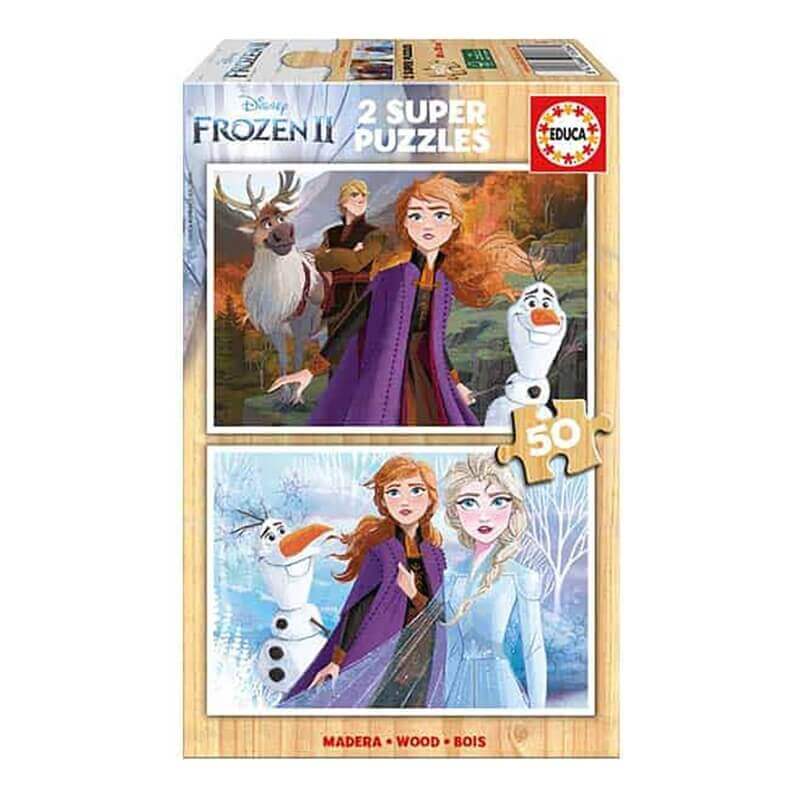 Παζλ Ξύλινο Educa - Frozen 2x50 κομ. Παζλ Ξύλινο Educa - Frozen 2x50 κομ.