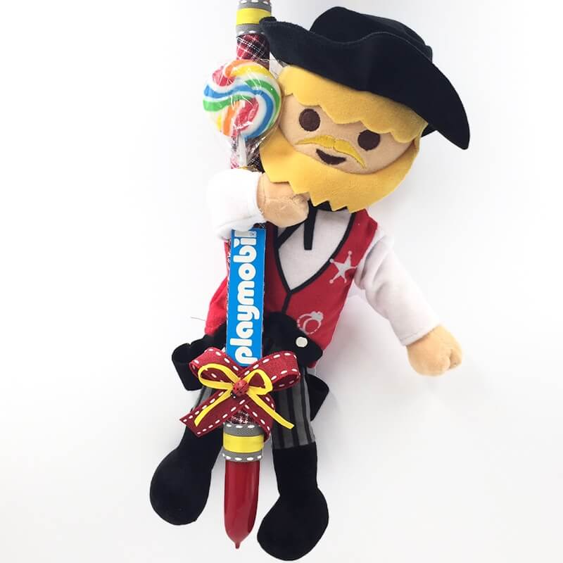 Χειροποίητη Πασχαλινή Λαμπάδα Playmobil Σερίφης 33εκ. (21.75) Χειροποίητη Πασχαλινή Λαμπάδα Playmobil Σερίφης 33εκ. (21.75)