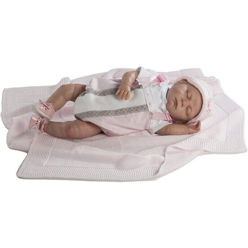 Συλλεκτικό Μωρο Νεογέννητο Reborn 50 εκ με κλειστά Mάτια και ΠαπλωματάκιΣυλλεκτικό Μωρο Νεογέννητο Reborn 50 εκ με κλειστά Mάτια και Παπλωματάκι