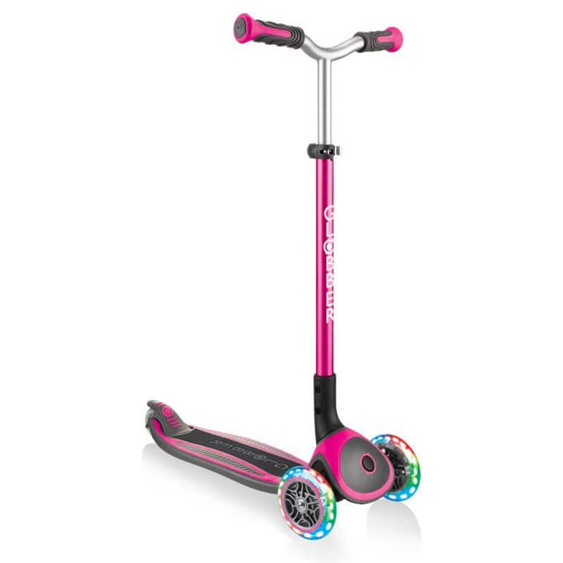 Πατίνι Globber Scooter Elite Αναδιπλούμενο Master Lights PinkΠατίνι Globber Scooter Elite Αναδιπλούμενο Master Lights Pink