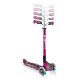 Πατίνι Globber Scooter Elite Αναδιπλούμενο Master Lights Pink