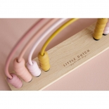 Ξύλινο Αριθμητήριο Ουράνιο Τόξο Ροζ Little Dutch (7031)