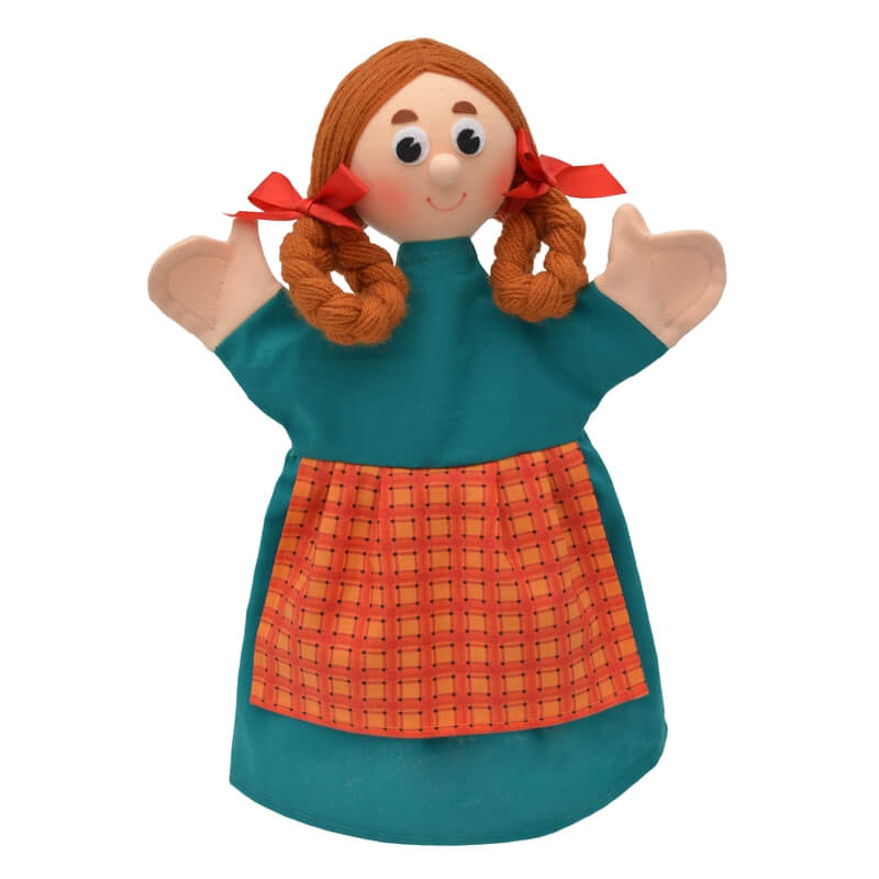 Κούκλα Κουκλοθεάτρου - Κοριτσάκι Γκρέτα με Κοτσιδάκια (21069A)Κούκλα Κουκλοθεάτρου - Κοριτσάκι Γκρέτα με Κοτσιδάκια (21069A)