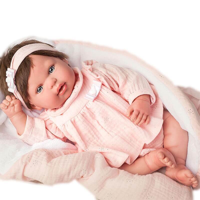 Μωρό Reborn Valentina 45εκ. με Μαλλιά και Κουβερτάκι Munecas Arias (98067) Μωρό Reborn Valentina 45εκ. με Μαλλιά και Κουβερτάκι Munecas Arias (98067)