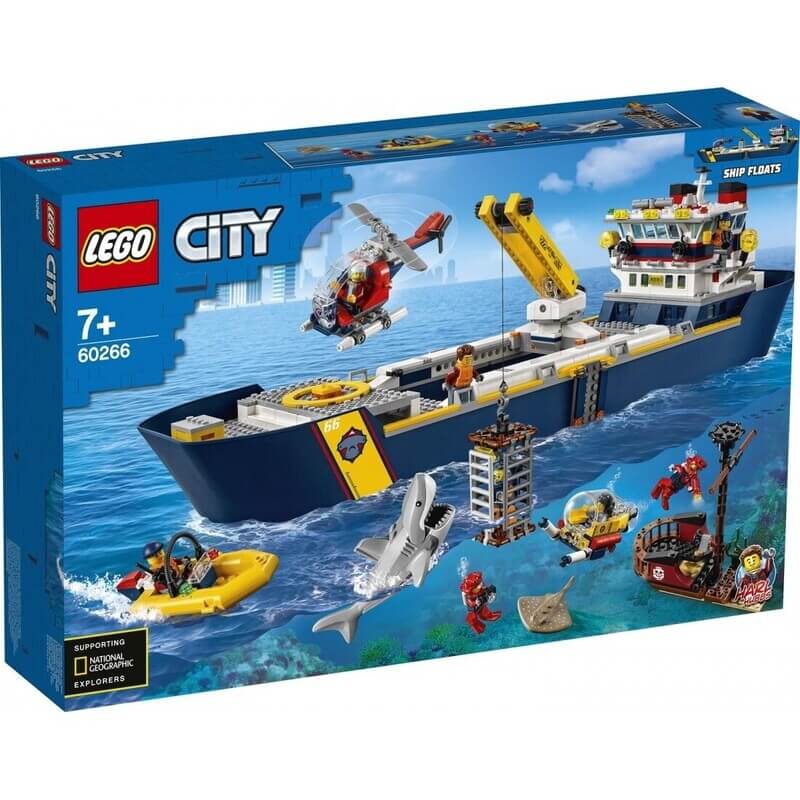 Lego City - Ωκεανογραφικό Εξερευνητικό Πλοίο (60266)Lego City - Ωκεανογραφικό Εξερευνητικό Πλοίο (60266)