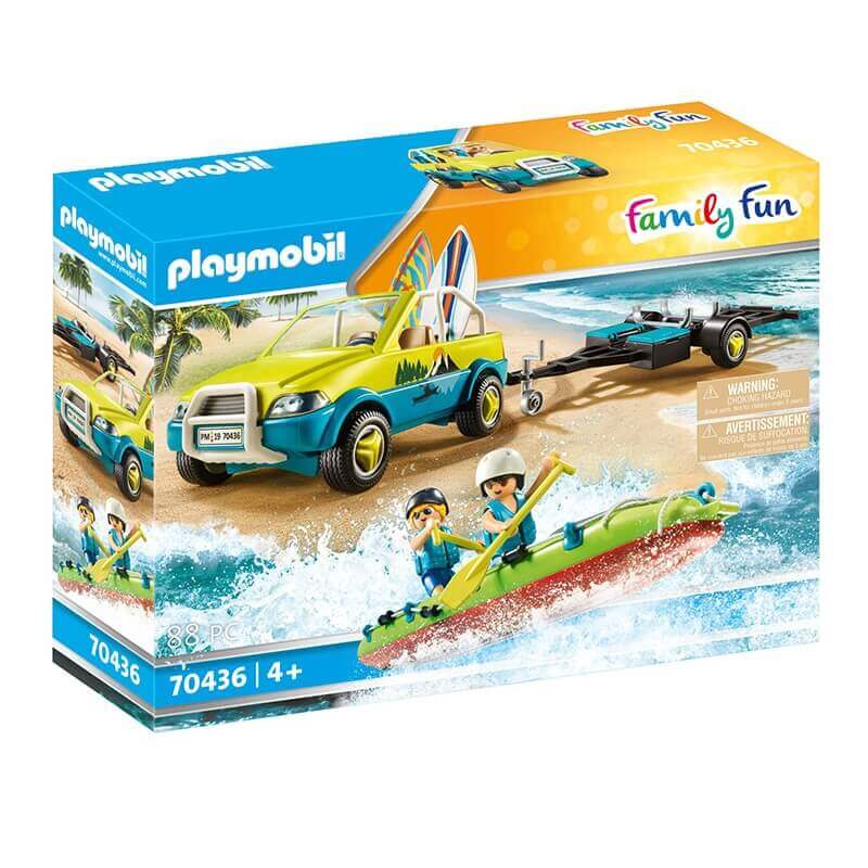 Playmobil Family Fun - Αυτοκίνητο με ανοιχτή Οροφή και Κανό (70436)Playmobil Family Fun - Αυτοκίνητο με ανοιχτή Οροφή και Κανό (70436)