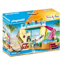 Playmobil Family Fun - Μπάνγκαλοου με Πισίνα (70435)