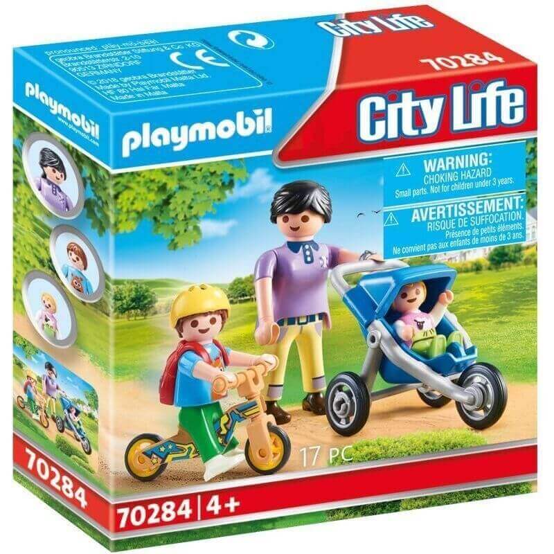 Playmobil City Life - Μαμά και Παιδάκια (70284)