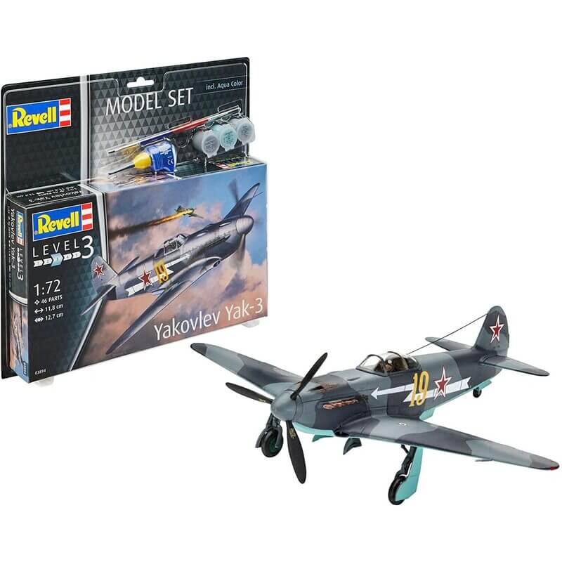 Πολεμικό Αεροπλάνο Yakovlev Yak-3 1/72- Σετ Δώρου με Χρώματα & Κόλλα Revell 63894Πολεμικό Αεροπλάνο Yakovlev Yak-3 1/72- Σετ Δώρου με Χρώματα & Κόλλα Revell 63894 Πολεμικό Αεροπλάνο Yakovlev Yak-3 1/72- Σετ Δώρου με Χρώματα & Κόλλα Revell 63894Πολεμικό Αεροπλάνο Yakovlev Yak-3 1/72- Σετ Δώρου με Χρώματα & Κόλλα Revell 63894