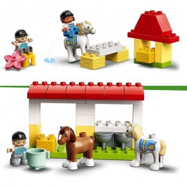 Lego Duplo - Στάβλος Αλόγων Και Φροντίδα Των Πόνυ (10951)