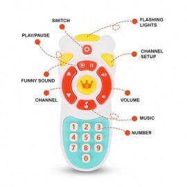 Εκπαιδευτικό Τηλεκοντρόλ με Ηχους και Φωτάκια - Huanger HE0529