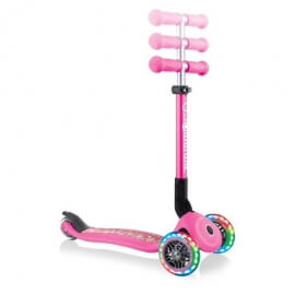 Πατίνι Globber Scooter Junior Foldable Fantasy Lights Flowers Pink (433-110)