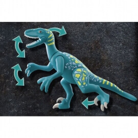 Playmobil Δεινόσαυροι - Δεινόνυχος με τον θείο Rob (70629)