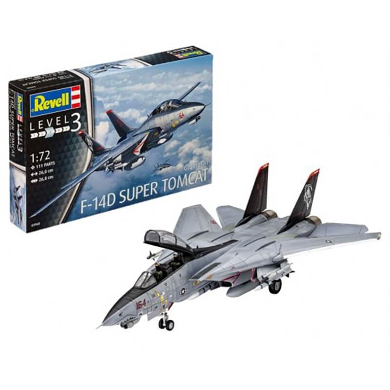 Πολεμικό Αεροπλάνο F-14D Super Tomcat 1/72 111 κομ. - Revell 03960Πολεμικό Αεροπλάνο F-14D Super Tomcat 1/72 111 κομ. - Revell 03960