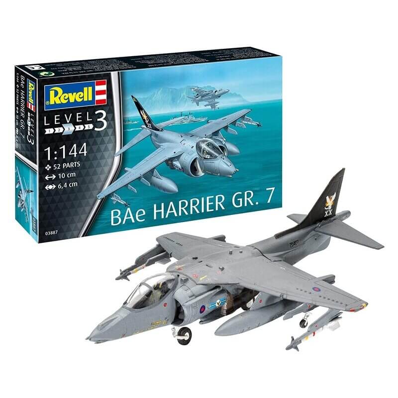 Πολεμικό Αεροπλάνο BAe Harrier Gr.7 1/144 52 κομ. - Revell 03887Πολεμικό Αεροπλάνο BAe Harrier Gr.7 1/144 52 κομ. - Revell 03887