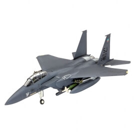 Πολεμικό Αεροπλάνο F-15E Strike Eagle Σετ Δώρου με Χρώματα & Κόλλα 1/144 - Revell 63972