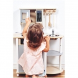 Ξύλινη Κουζίνα Παιδική με Αξεσουάρ - Eva Toys W10C602