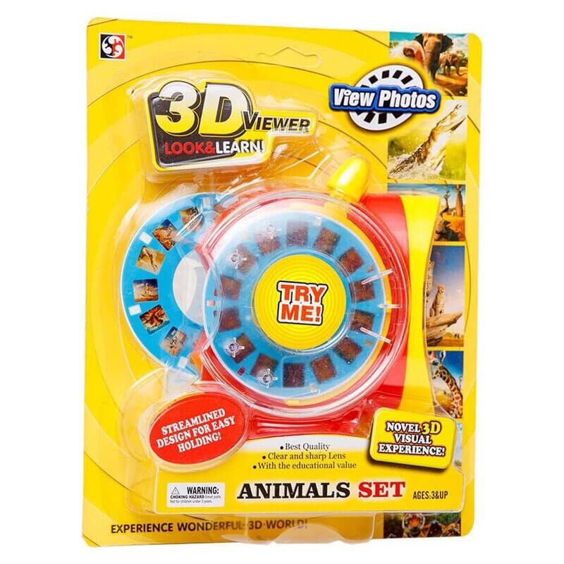 3D View Master με 2 Δίσκους με Ζωάκια MB8601 3D View Master με 2 Δίσκους με Ζωάκια MB8601