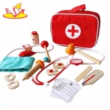 Ιατρικό Βαλιτσάκι με Ξύλινα Εργαλεία - Eva Toys W10D274