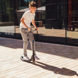 Πατίνι Globber Scooter Flow 125 Black-Navy Blue (470-100)