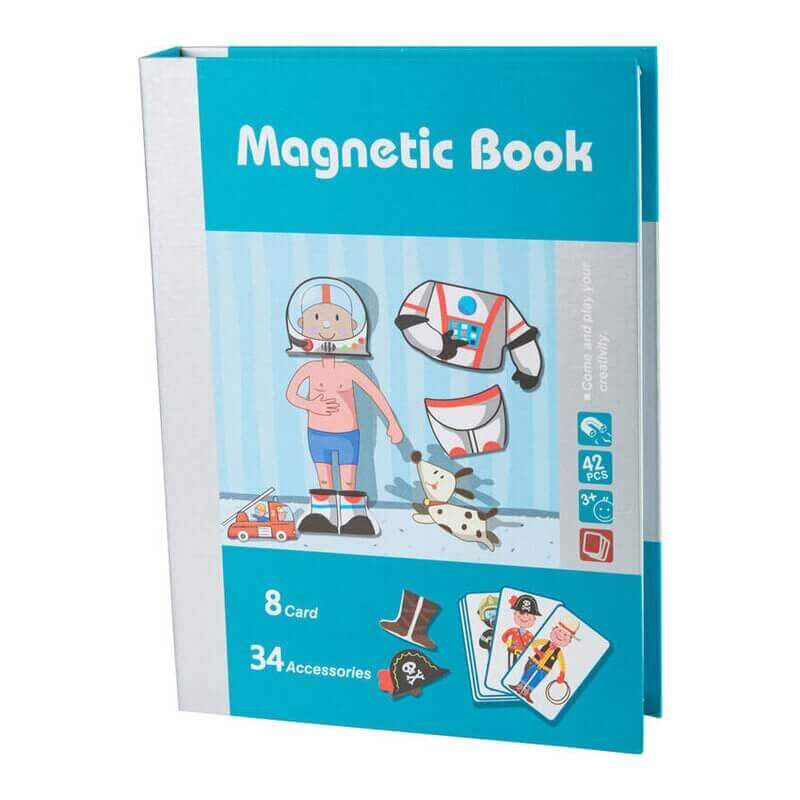 Μαγνητικό Βιβλίο Παζλ "Επαγγέλματα- Ρούχα" με 8 Kάρτες