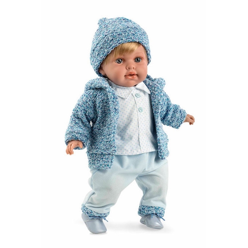 Κούκλα με Ήχους Αγόρι - Elian Γαλάζιο 42cmΚούκλα με Ήχους Αγόρι - Elian Γαλάζιο 42cm