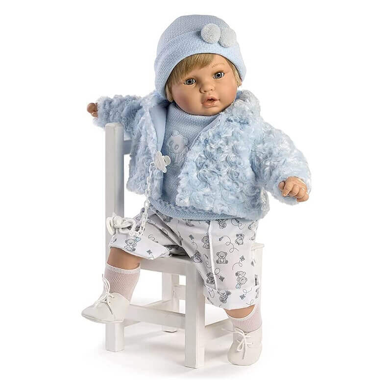 Κούκλα Αγόρι Baby Dulzo 62 εκ. με Ήχους και Πιπίλα - Berbesa (8054) Κούκλα Αγόρι Baby Dulzo 62 εκ. με Ήχους και Πιπίλα - Berbesa (8054)