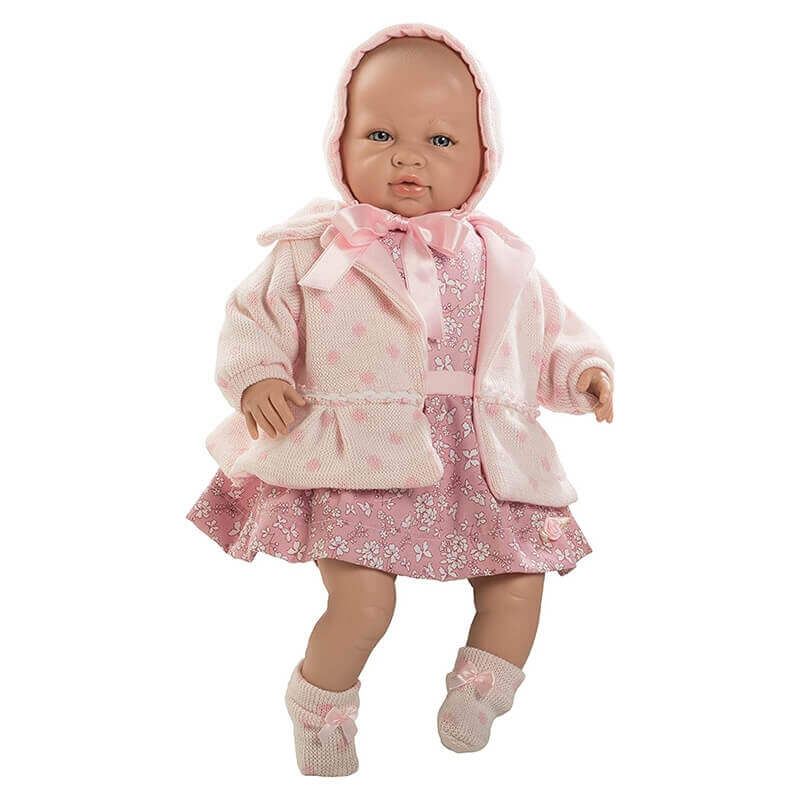 Μωρό Sara 50εκ με Ήχους, Ζακέτα και Φόρεμα - Berbesa (5205)Μωρό Sara 50εκ με Ήχους, Ζακέτα και Φόρεμα - Berbesa (5205)