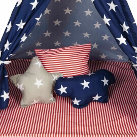 Παιδική Σκηνή Baby Adventure Teepee Stars & Stripes