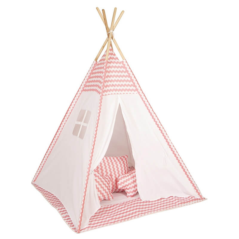 Παιδική Σκηνή Baby Adventure Teepee Pink WaveΠαιδική Σκηνή Baby Adventure Teepee Pink Wave