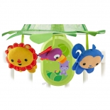 Fisher Price - Μουσικό Περιστρεφόμενο Rainforest&προβολέας 2σε1